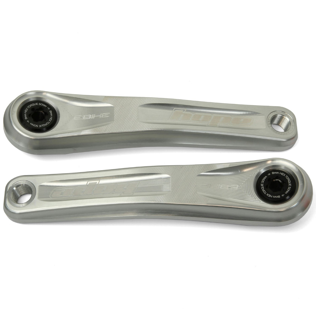 HOPE CRANKSET E-BIKE NO SPIDER 155mm Silver