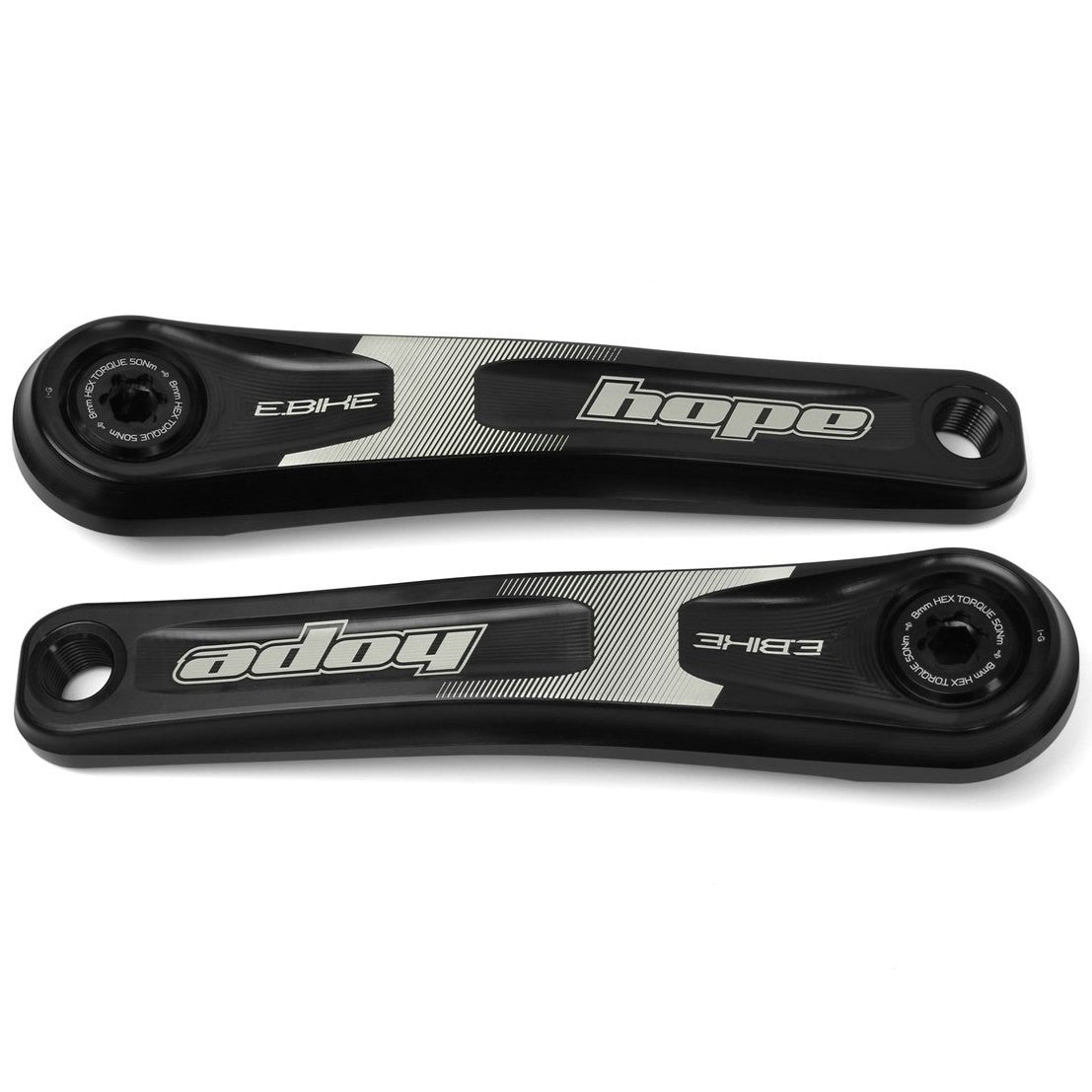 HOPE CRANKSET E-BIKE NO SPIDER 165mm Black