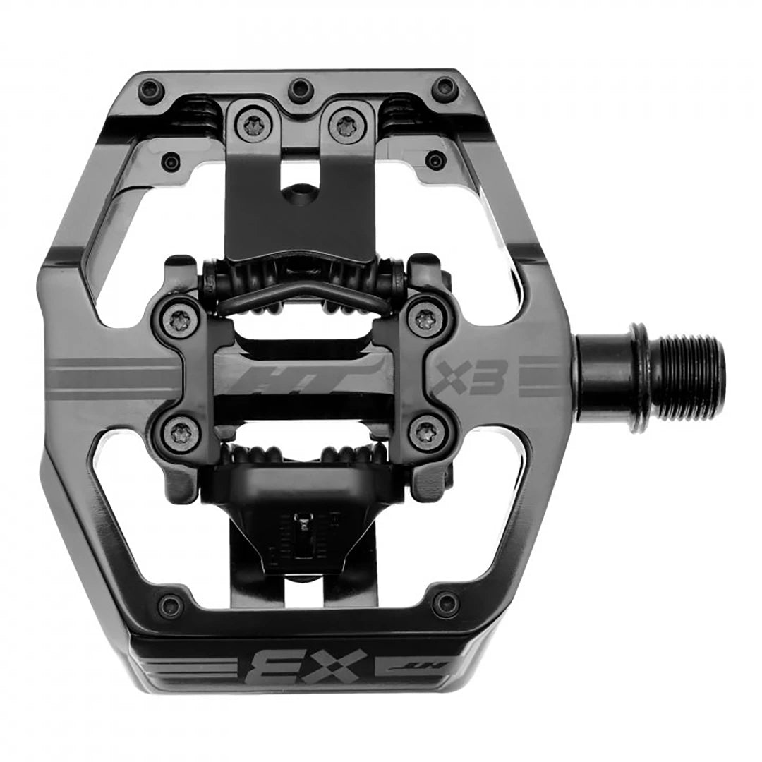 HT Components X3 Clipless DH Race Pedals - Stealth Black