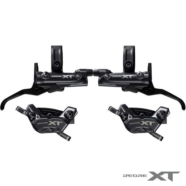 Shimano BR-M8220 BRAKE UPGRADE KIT XT TRAIL BL-M8200 R&L / F&R 4-PISTON w/LOW VISCOSITY OIL