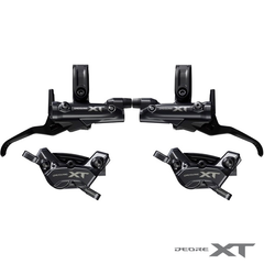 Shimano BR-M8220 BRAKE UPGRADE KIT XT TRAIL BL-M8200 R&L / F&R 4-PISTON w/LOW VISCOSITY OIL