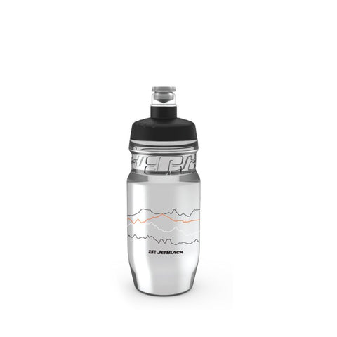 JetBlack Bottle Icon Clear With Black Lid - 600ml