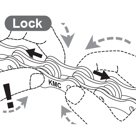 KMC Missinglink Chain Quick Link 9-Speed Re-Usable Silver