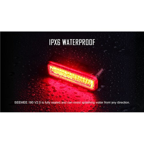 Magicshine Smart Rear Light SeeMee 180 Lumens V2.0 USB C