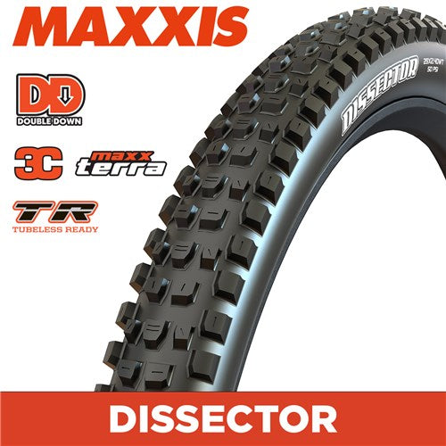 Maxxis Dissector G2 29x2.4 WT 120TPI DD 3C MaxxTerra TR Folding Tyre