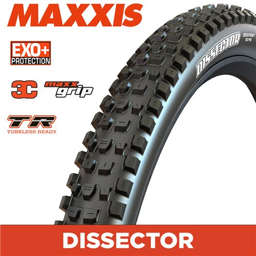 Maxxis Dissector G2 29x2.4 WT 120TPI EXO+ 3C MaxxGripp TR Folding Tyre