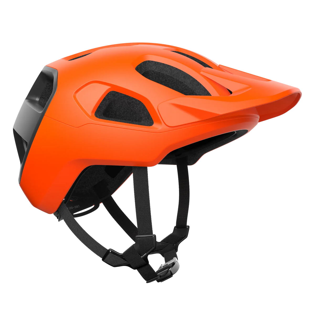 POC Cularis MTB Helmet | Fluorescent Orange Matt/Uranium Black Matt