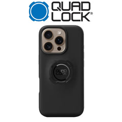 Quad Lock iPhone 16 Pro 6.3" Black Phone Case