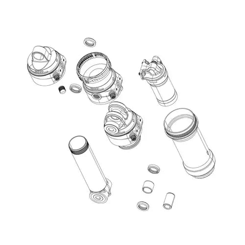 Rockshox SHOCK HDW 3PC 1/2" 8X20.0