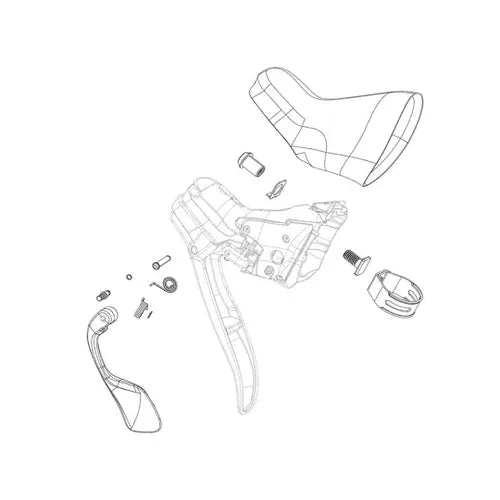 SHIFTER BRAKE RESERVOIR CAP KIT LEFT HRD/HRR BLADDER KIT INCLUDING 4 SCREWS