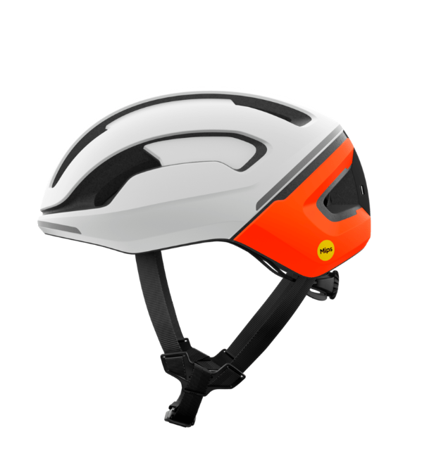 POC Omne Beacon MIPS - Hydrogen White/Fluorescent Orange Matt