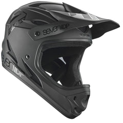 Seven iDP M1 | Full Face | Mountain Bike Helmet | Matte Black-Gloss Black