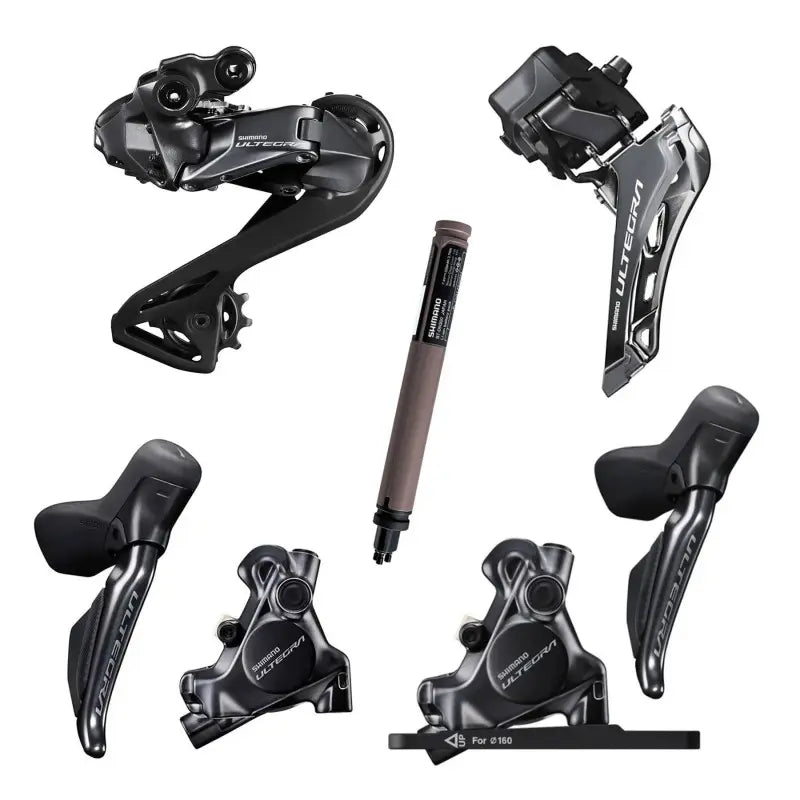 Shimano Ultegra R8170 Di2 12 Speed Disc Groupset Kit - Bonus Pedals
