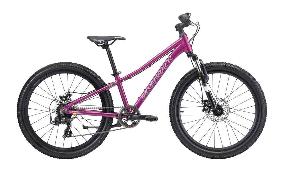 Silverback Spyke 24 D Kids Bike Mulberry Purple