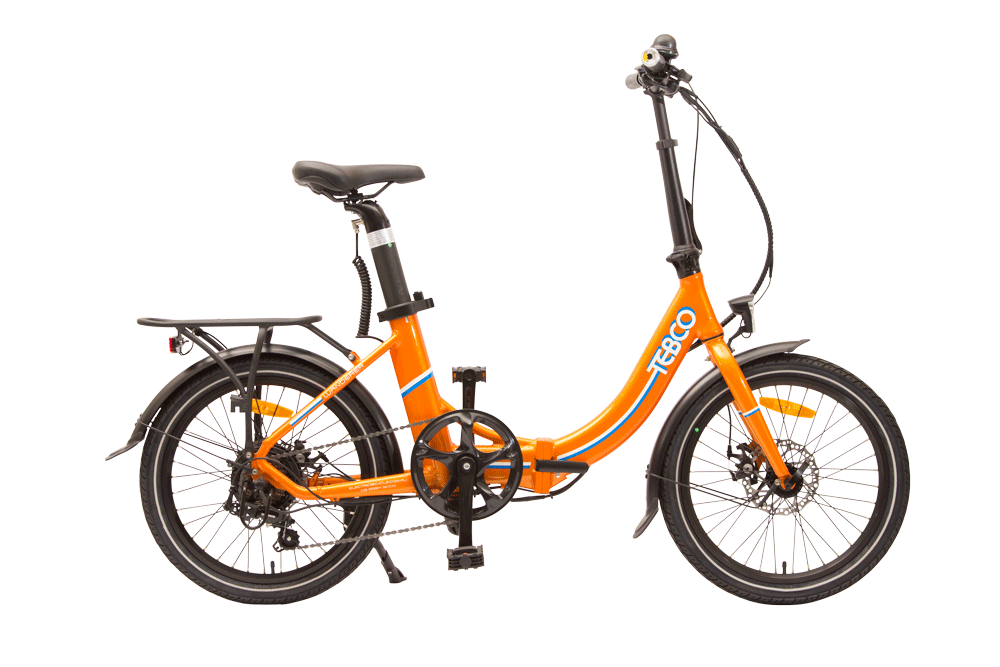 Tebco Folding Electric Bike Wanderer Blue