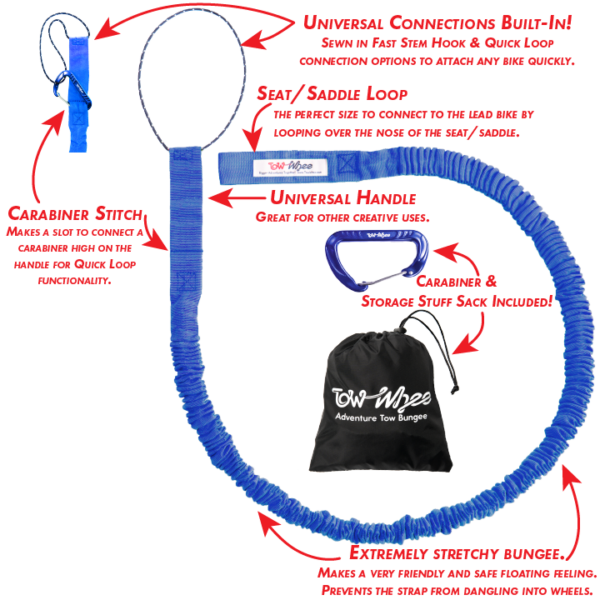 TowWhee Tow Rope E-Bike / Adult 4 Season Connect Kit