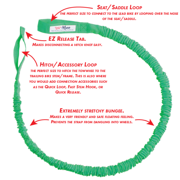 TowWhee Tow Rope E-Bike / Adult Original V2.0 W/EZ Tab