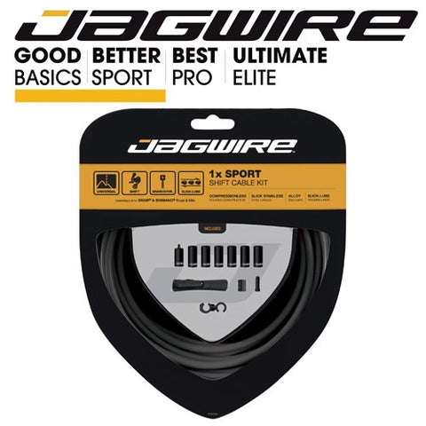 Jagwire Sport Universal Complete Shift Kit x1 SRAM/Shimano Slick-Lube Black