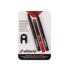 Vittoria Valve Extension 30mm Black Alloy (2PCS)