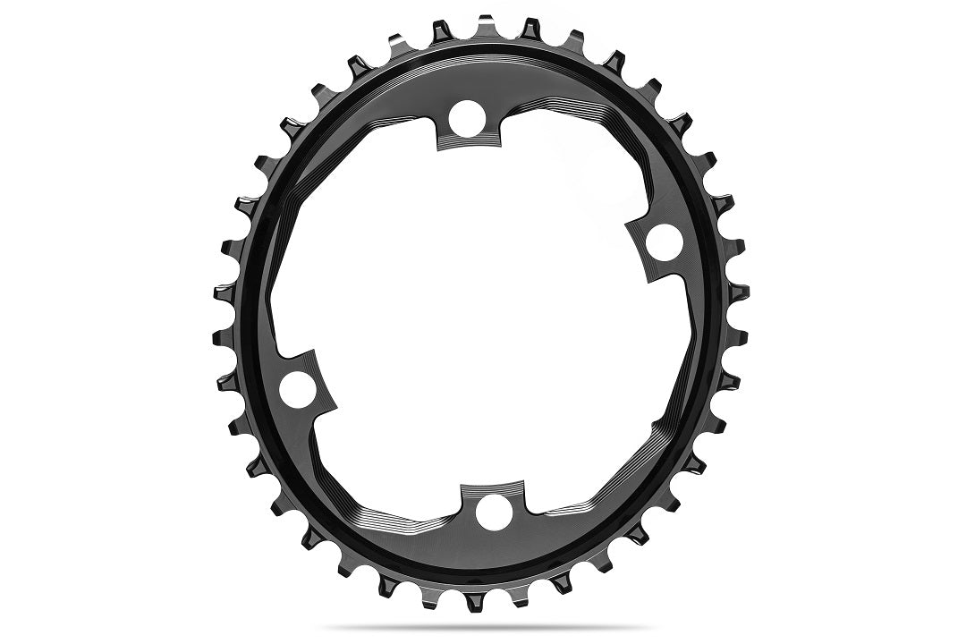 Absolute Black Chainring APEX1 CX Oval Narrow Wide 110BCD 4 Hole 40T SRAM Black