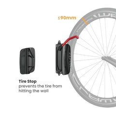 Bike Rakz Wall-Mounted Rack Ezi Hold