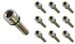 Stem Bolt M5 x 20mm Allen Key Stainless Bag of 10 Silver