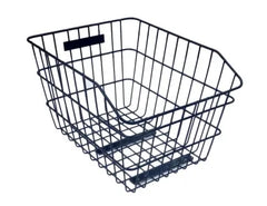 Bpw BASKET - Rear, Fixed Wire, With Fittings, Black, 43cm x 33cm x 25cm