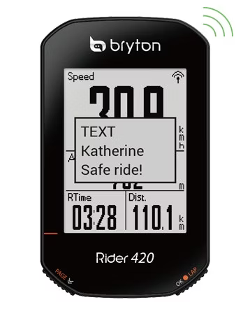 Bryton Rider 420 GPS Bike Computer