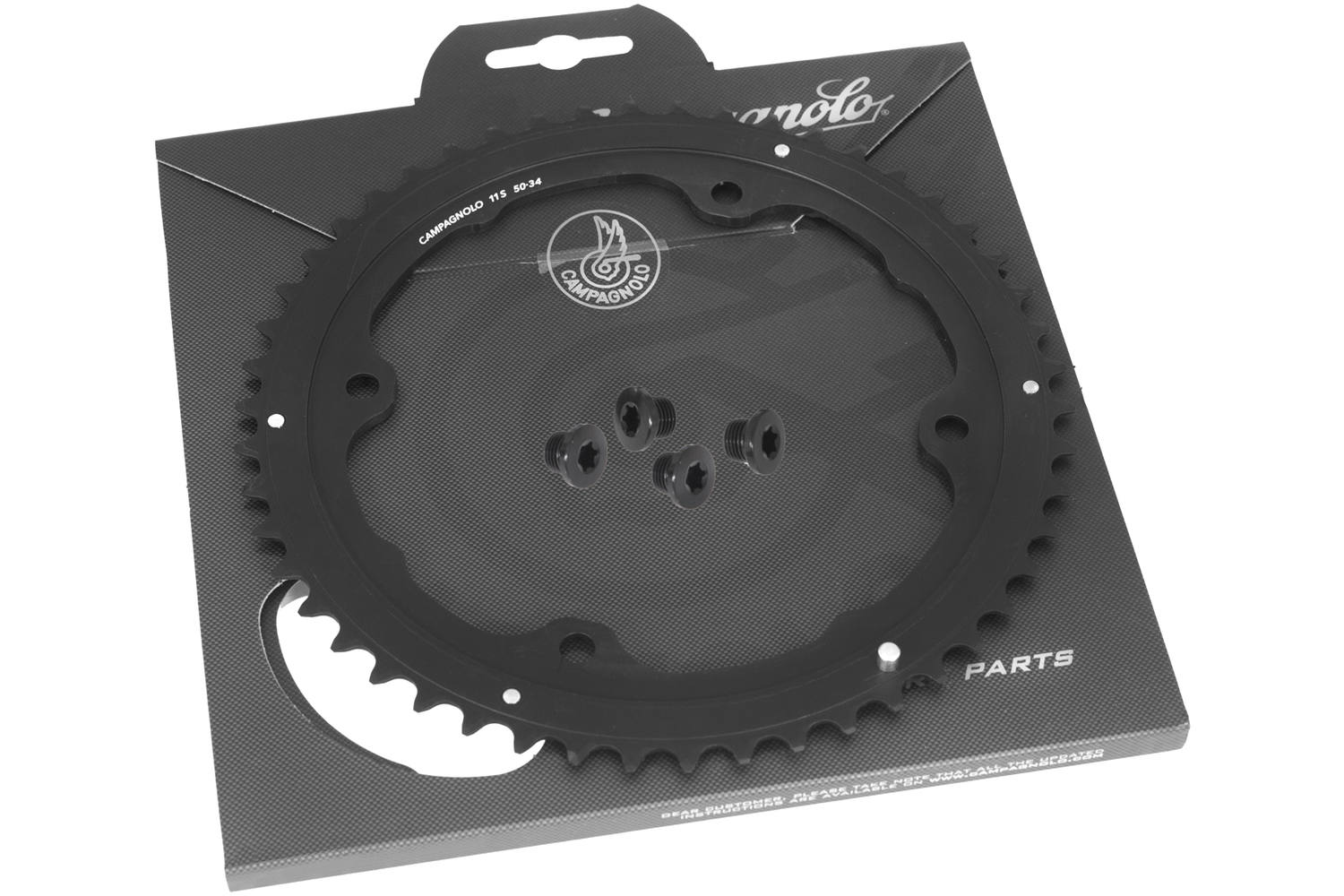 Campagnolo Chainring Potenza Road 11-Speed 50/34T Black