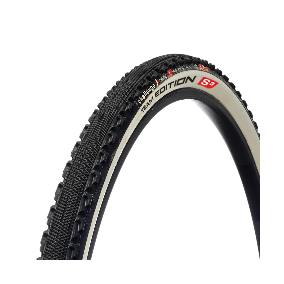 Challenge Tubular Tyre Chicane 700 x 33mm TE S3 Black/White