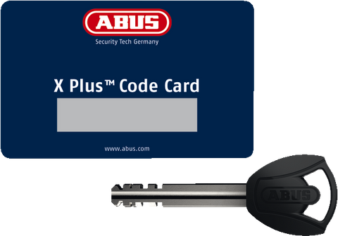 Abus U-Shackle Key Lock Granite XPlus 540 Black