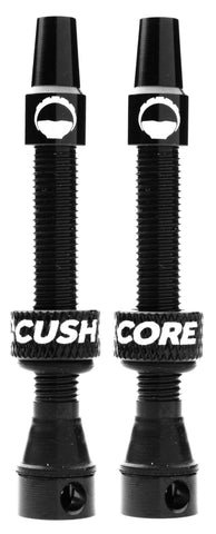 Cush Core Tubeless Presta Valve Pair 44mm - Black