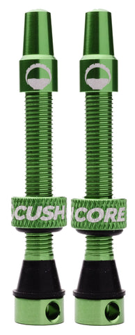 Cush Core Tubeless Presta Valve Pair 44mm - Green