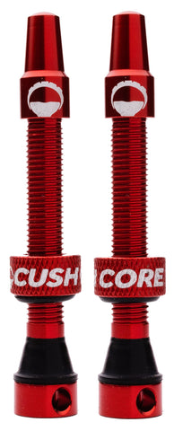 Cush Core Tubeless Presta Valve Pair 44mm -  Red