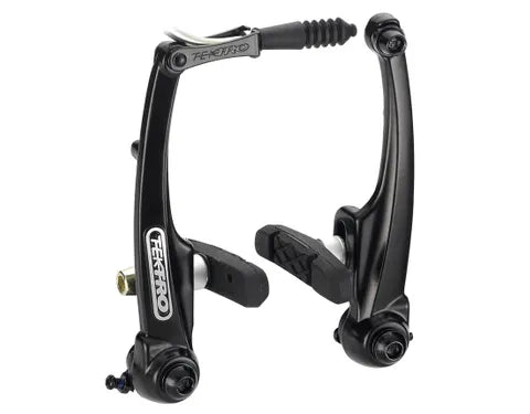 TEKTRO BRAKE - V-Brake (Sold Individually) L 110mm with 836.12 cartridge pads 63mm, Sand Blasted Black