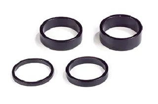 BPW Headset Spacer Set Threadless 3092 Alloy 1-1/8 Inch 4pce Black