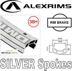 Alex DM-18 D/W Eyeleted Rim WHEEL 26" Rear