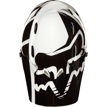 Fox Full Face Helmet Rampage Race White/Black - Top