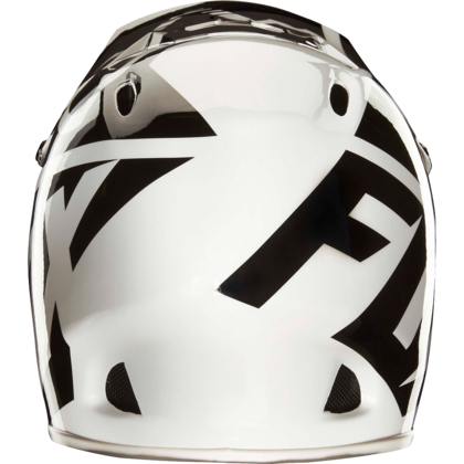 Fox Full Face Helmet Rampage Race White/Black - Back