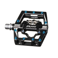 FUNN Pedals MTB Mamba S Single Sided Clip SPD Black with Blue Pins