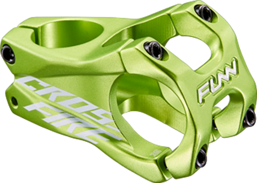 FUNN Stem - Crossfire - 35mm - 35mm - 0° Rise - Steer 1-1/8 Inch - Green