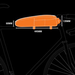JetBlack JetPack Top Tube Bag 1.7L Black