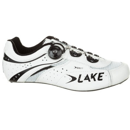 Lake Men's Shoes Road CX217 White/Black
