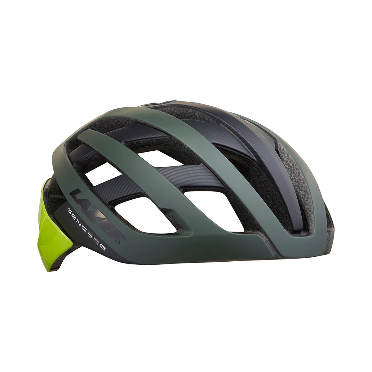 Lazer Helmet Genesis MIPS Matte Dark Green/Flash Yellow
