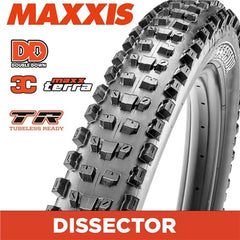 Maxxis Folding Tyre Dissector 29x2.40 WT 120TPIx2 DD 3C MaxxTerra TR Black