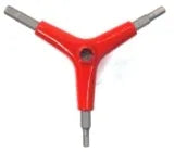 Pro Series Allen Key Wrench 4/5/6/8/10mm Red