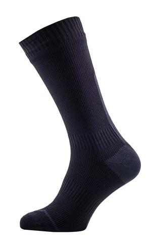 SealSkinz Waterproof Socks Road Thin Mid Hydrostop Black/Anthracite