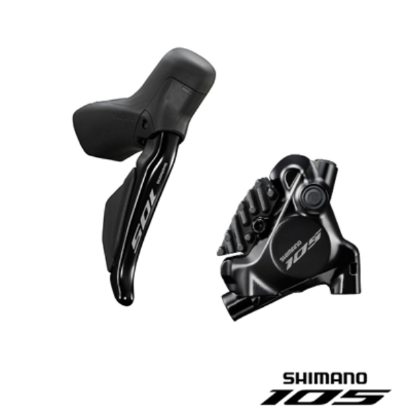 Shimano Hydraulic Front Disc Brake 105 Di2 BR-R7170 with Right Dual Control Lever ST-R7170 12-Speed