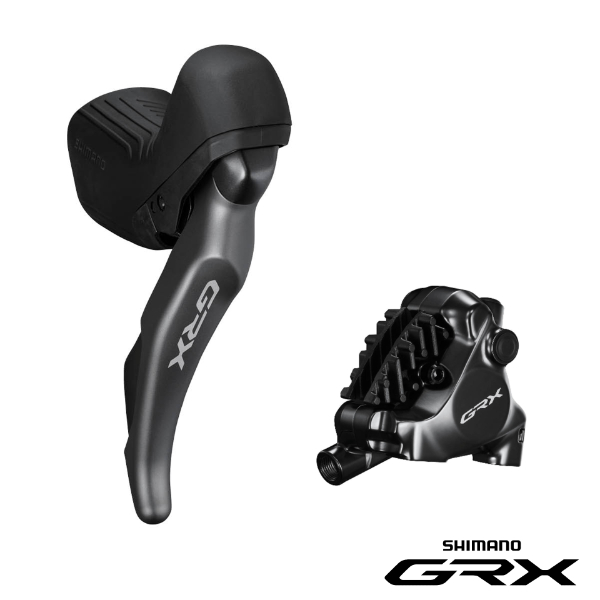 Shimano Front Disc Brake GRX RX820 with Right Dual Control Lever Hydraulic/Mechanical Shift