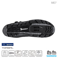 Shimano Shoes SH-ME702 Wide Large Black